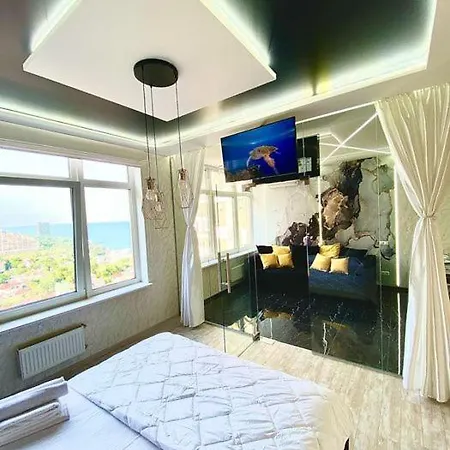 Apartment Vip аркадия: морской вид в 44 жемчужине Kadorr