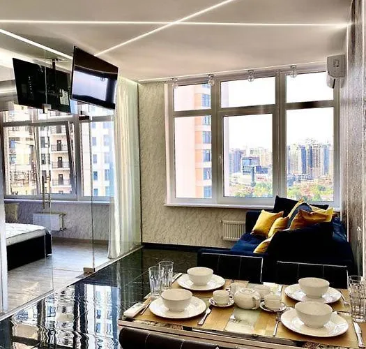 Vip аркадия: морской вид в 44 жемчужине Kadorr Apartment Odesa