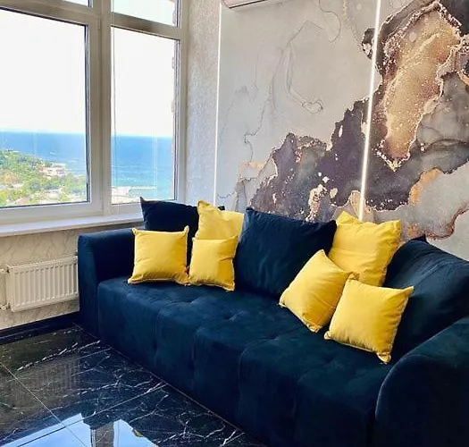 Vip аркадия: морской вид в 44 жемчужине Kadorr Apartment Odesa